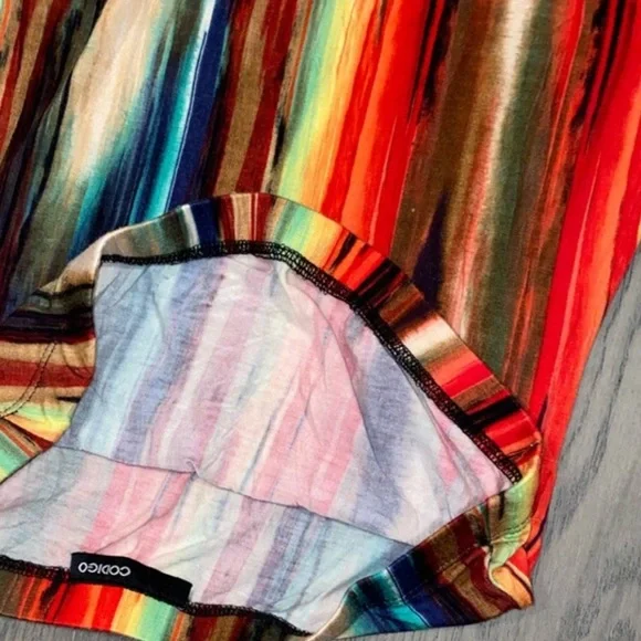 Fashion Nova | Dresses | Maxi Rainbow Dress | Poshmark